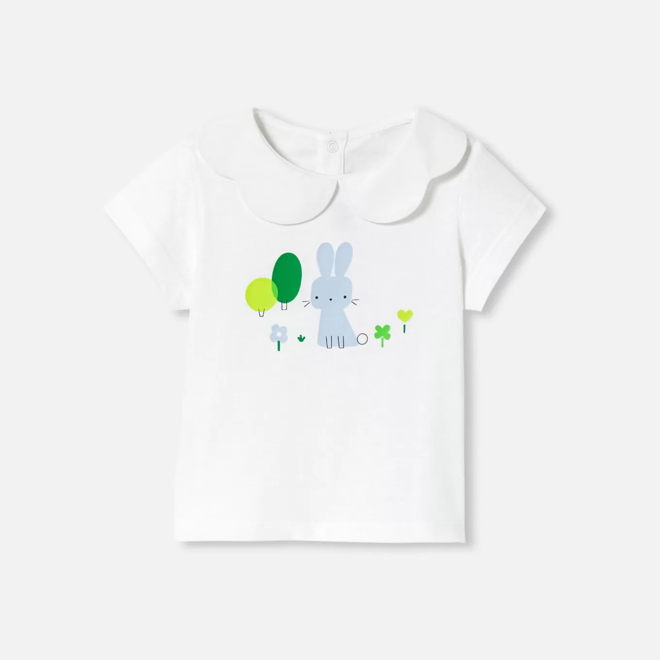 Sale Jacadi Kurzärmeliges T-Shirt Kleinkind Mädchen JACADI WEISS