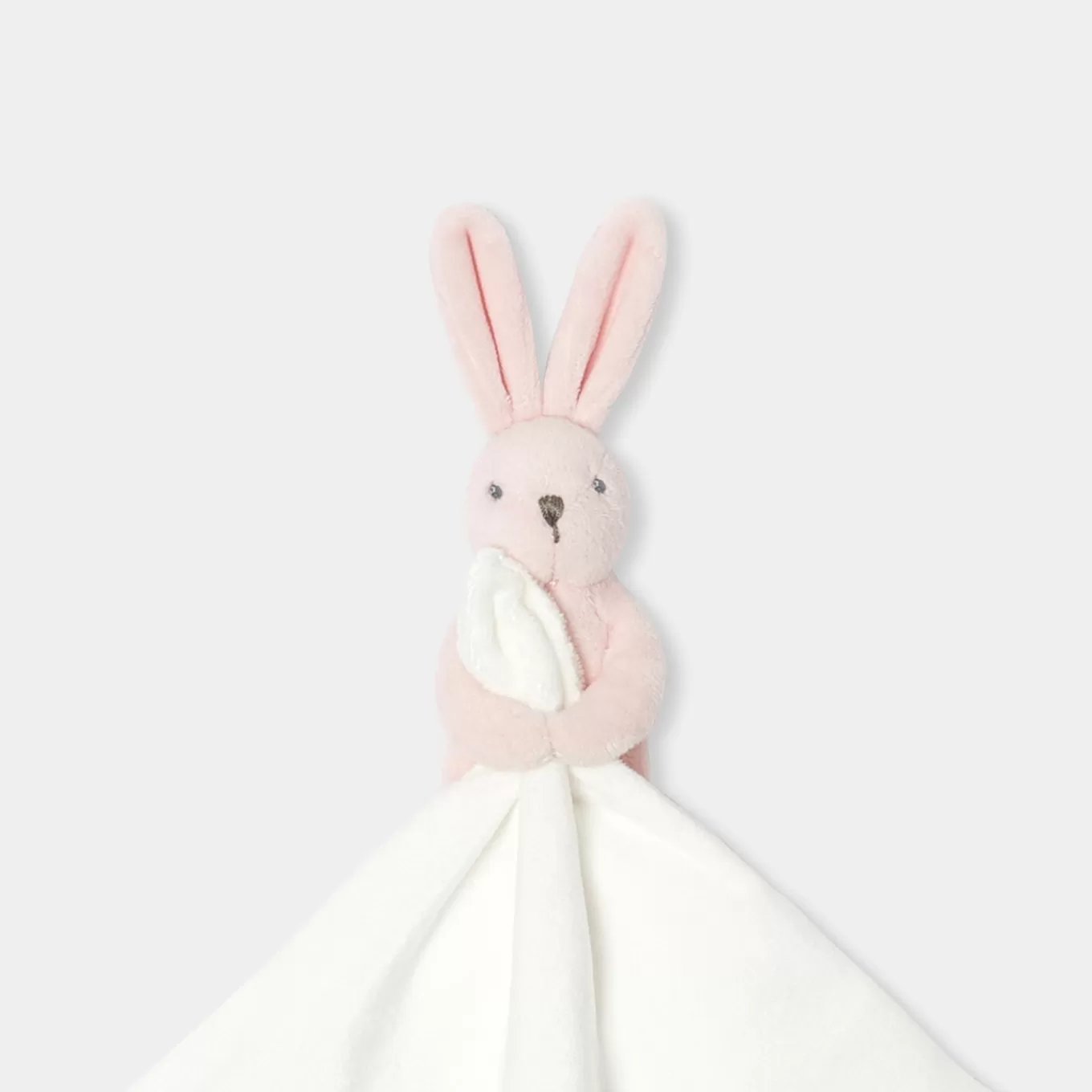 Fashion Jacadi Kuscheltier mit Hase und Tuch WEISS/ROSA