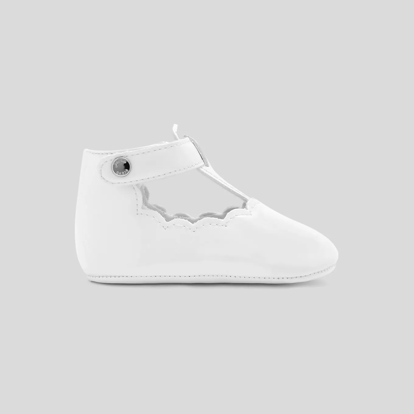 Cheap Jacadi Lackierte Riemchenschuhe für Mädchen JACADI WEISS