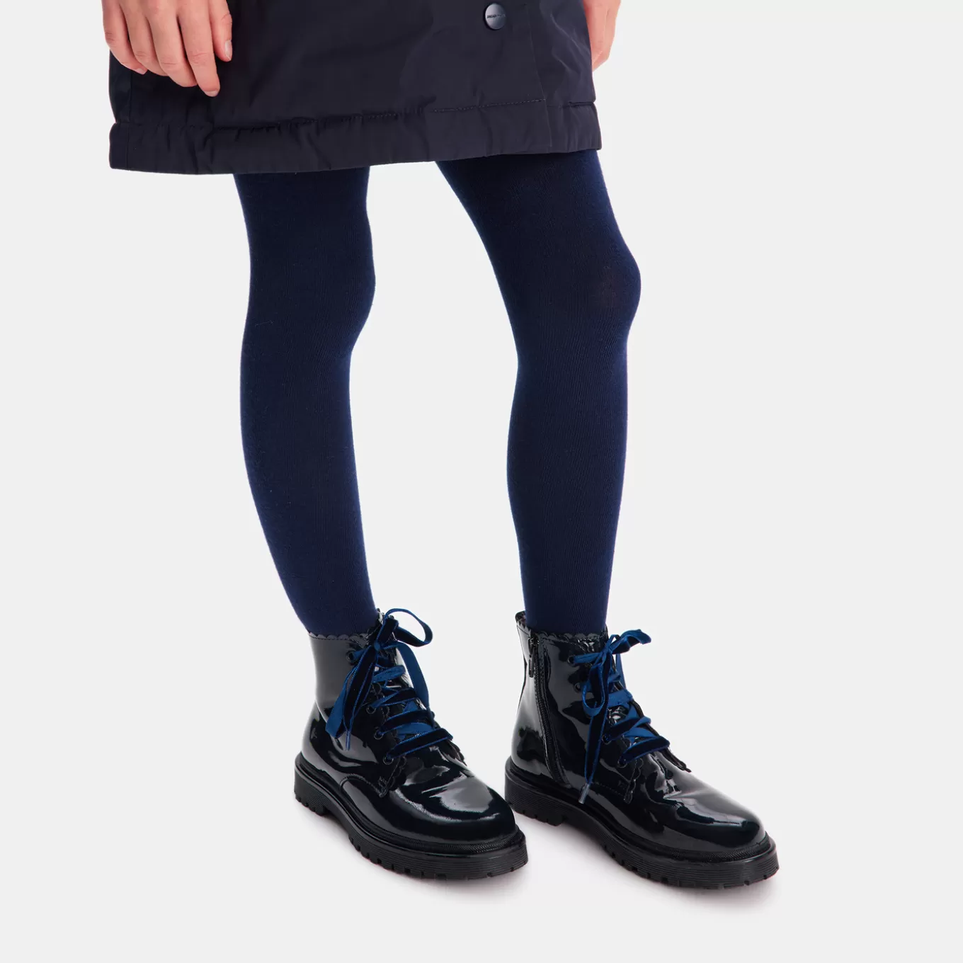 Best Jacadi Lackstiefel für Mädchen MARINEBLAU JACADI