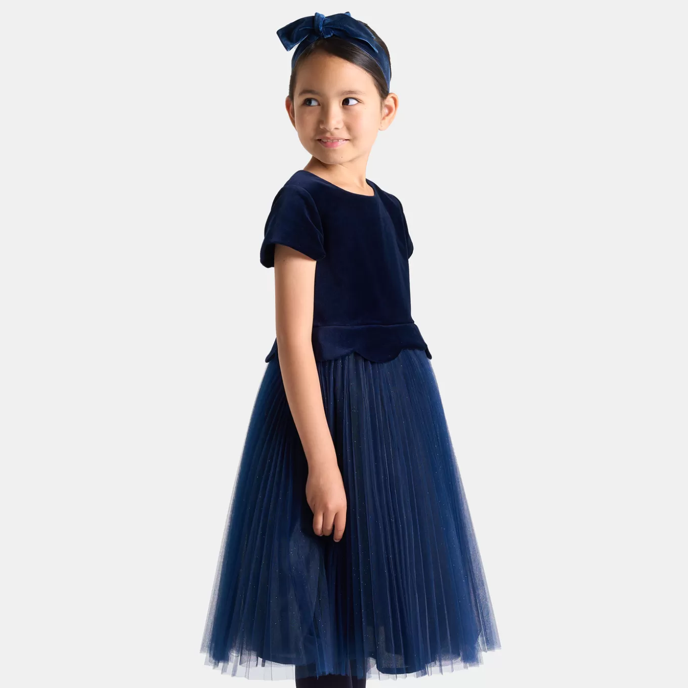Sale Jacadi Langes Kleid für Mädchen MARINEBLAU JACADI