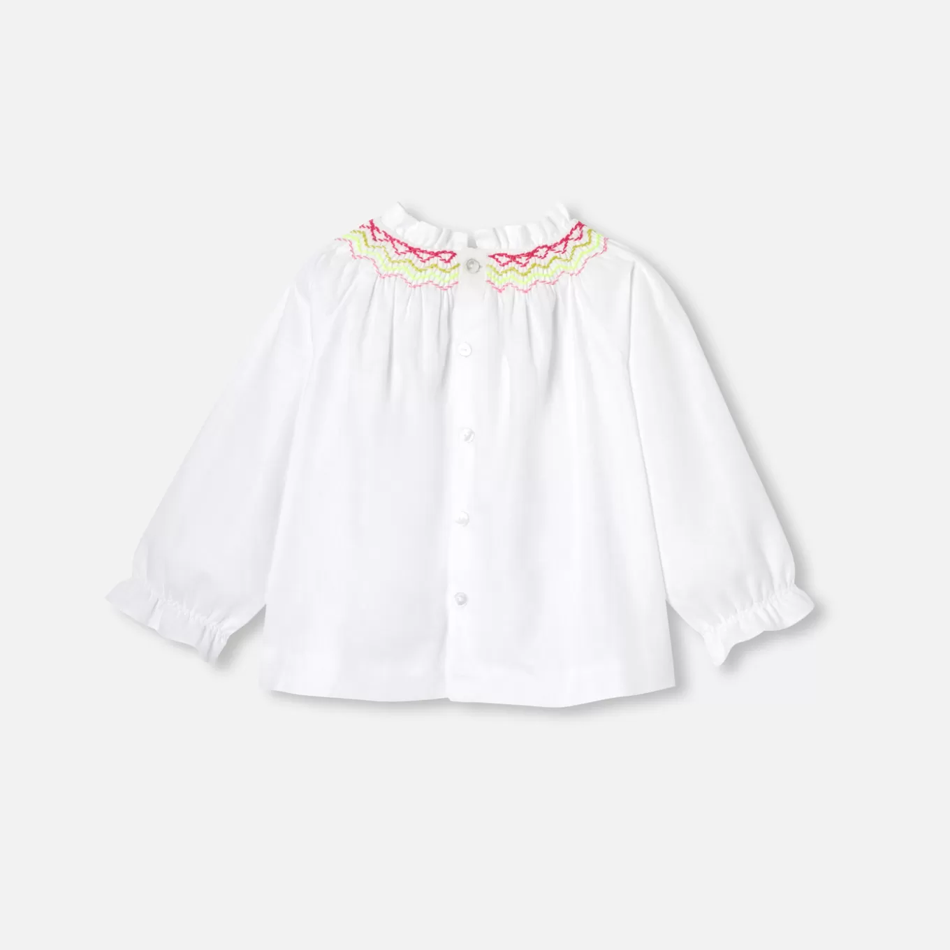 Best Jacadi Langärmelige Bluse Kleinkind JACADI WEISS