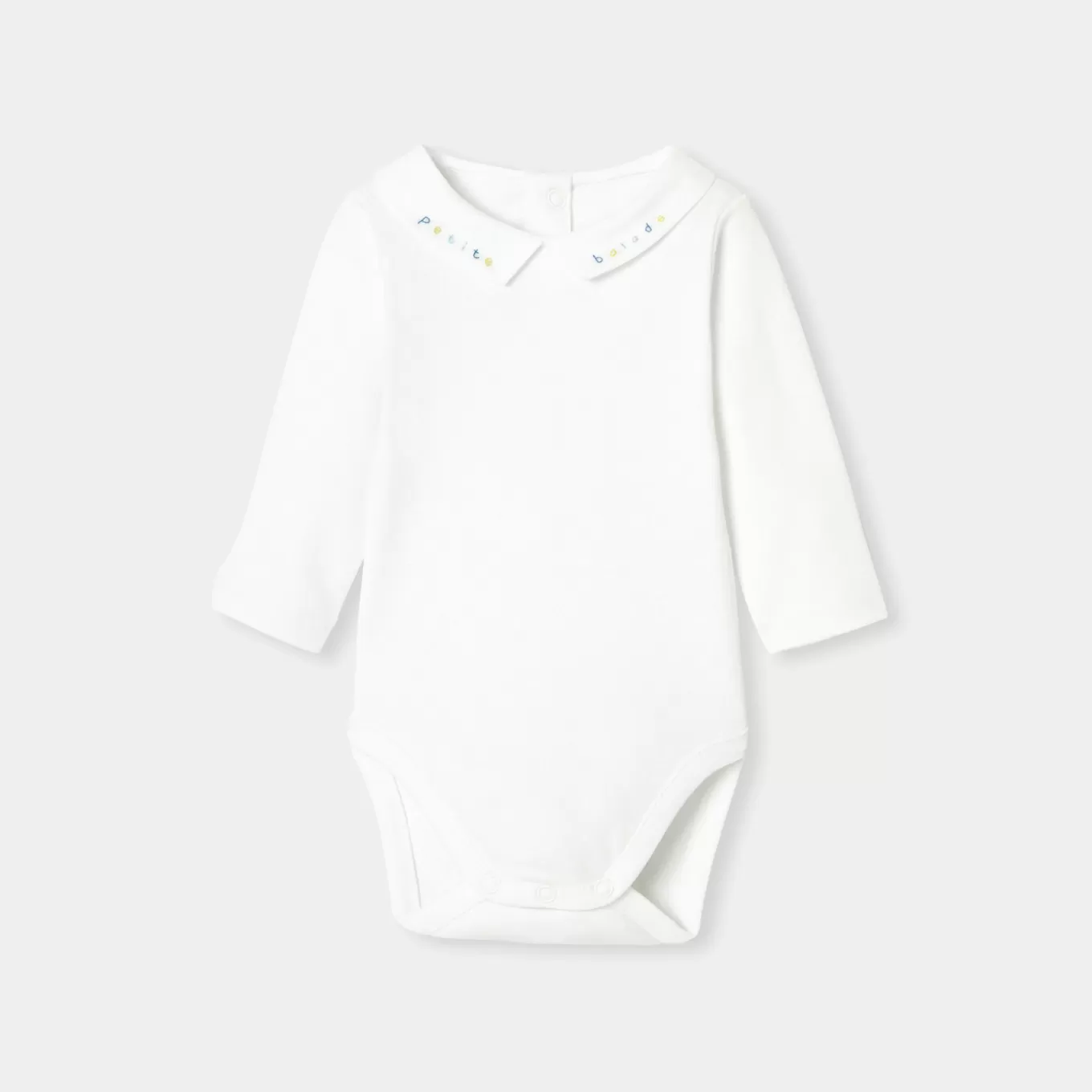 Clearance Jacadi Langärmeliger Body für Baby Jungen JACADI WEISS