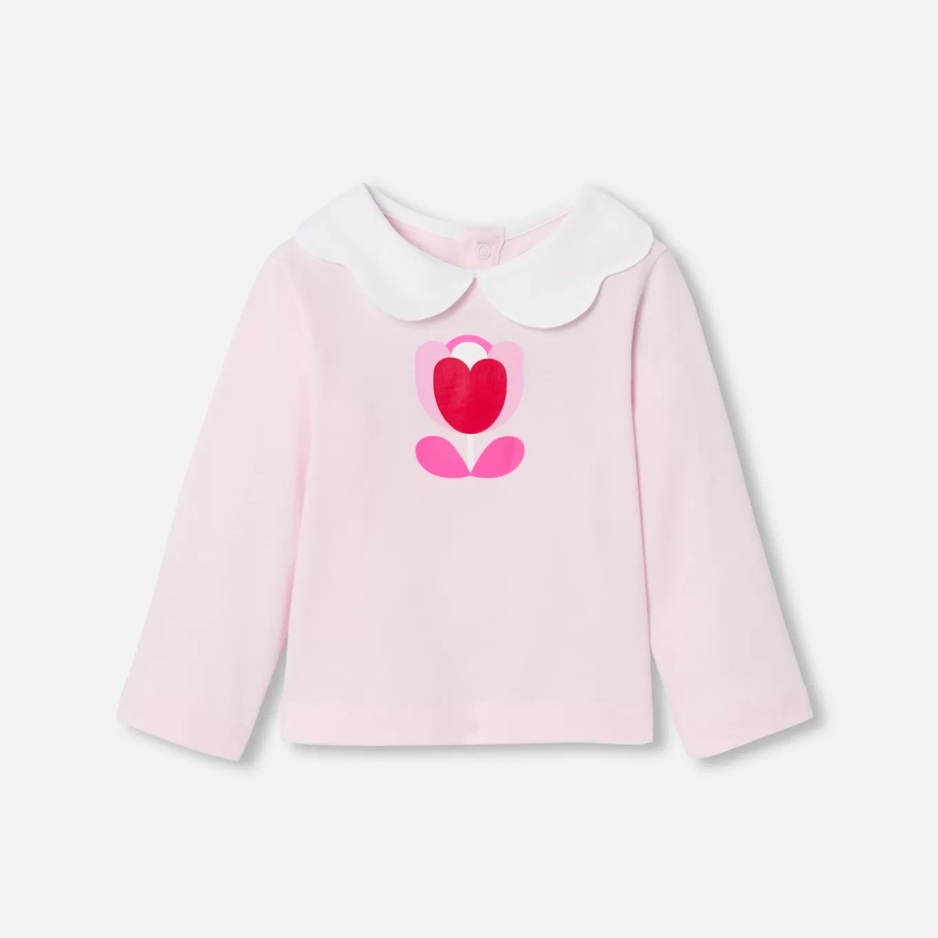 Clearance Jacadi Langärmliges T-Shirt Kleinkind Mädchen ROSA PUDER JACADI