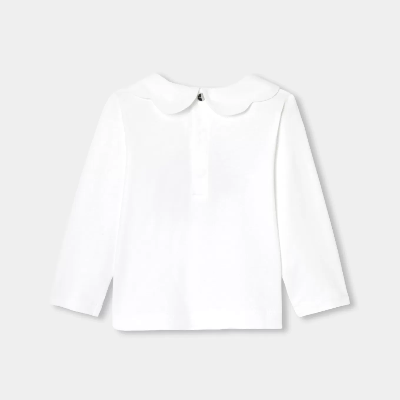 Clearance Jacadi Langärmliges T-Shirt Kleinkind Mädchen JACADI WEISS