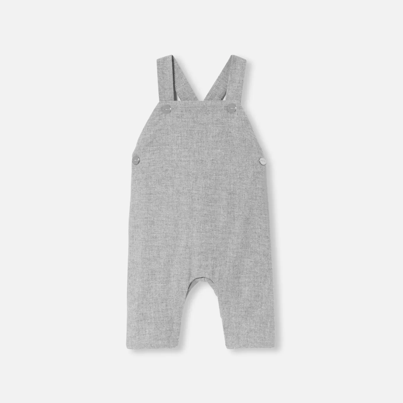 Store Jacadi Latzhose aus Flanell für Baby Jungen GRAU MELIERT HELL JACADI