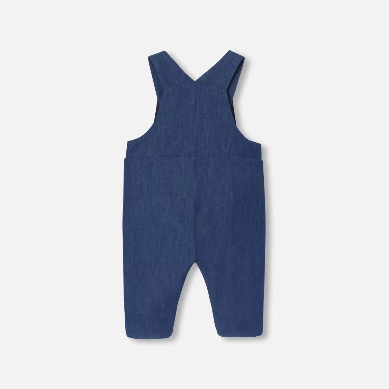 New Jacadi Latzhose aus Jeansstoff für Baby Jungen JEANSDUNKELBLAU