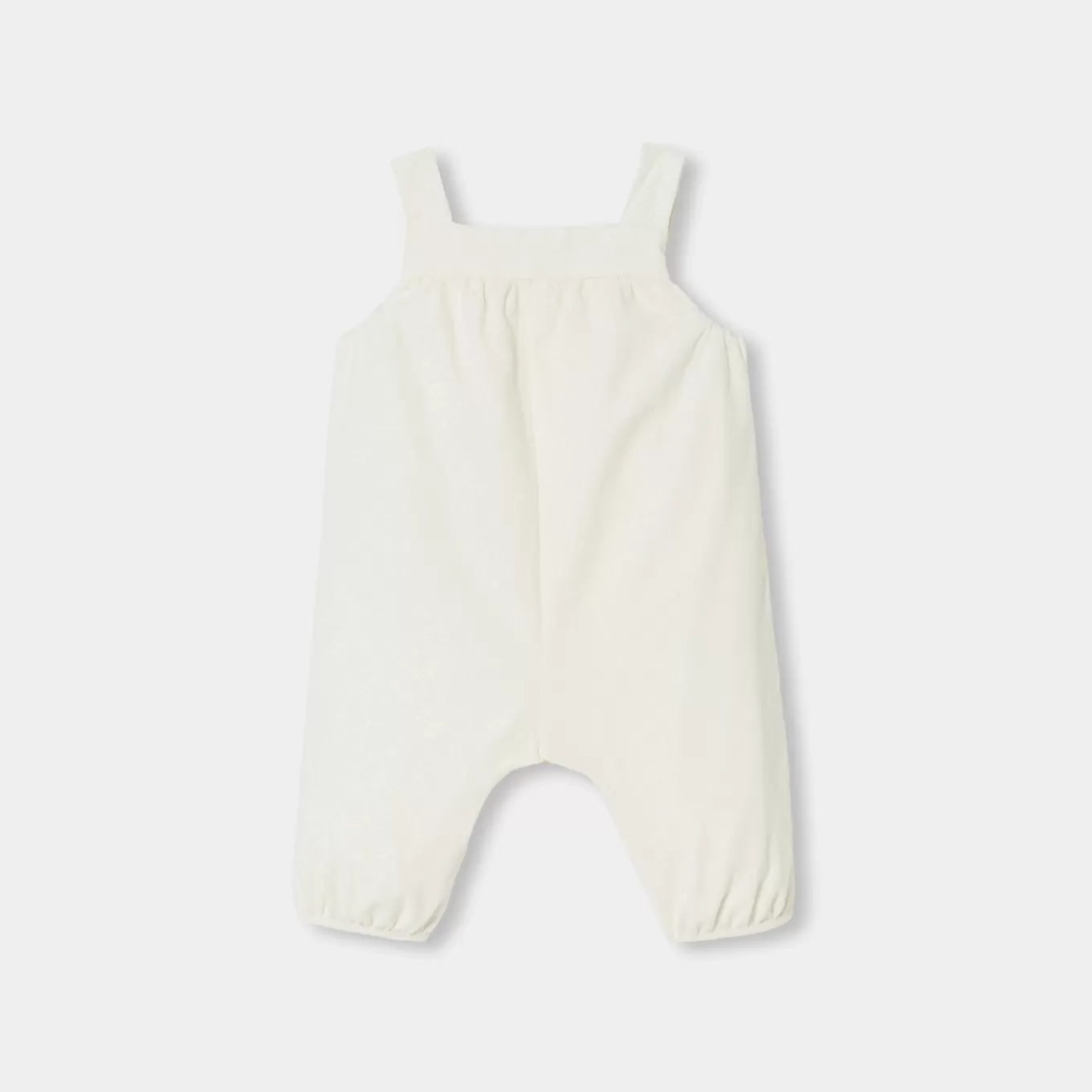 Sale Jacadi Latzhose aus Samt für Baby Mädchen WEICHES JACADI WEISS