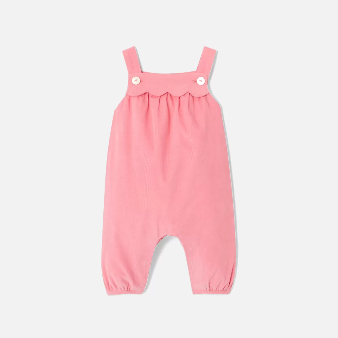 Store Jacadi Latzhose aus Samt für Mädchen ROSA THE DUNKEL