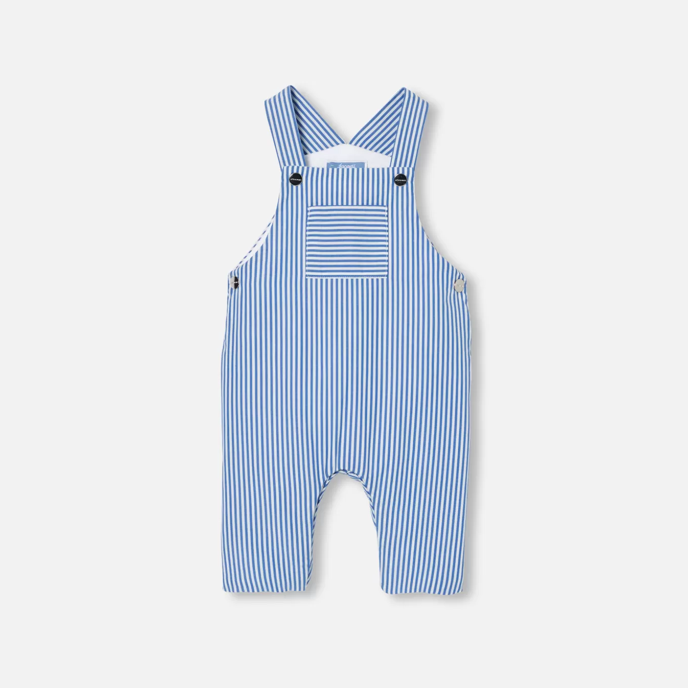Best Sale Jacadi Latzhose für Baby Jungen WEISS/BLAU