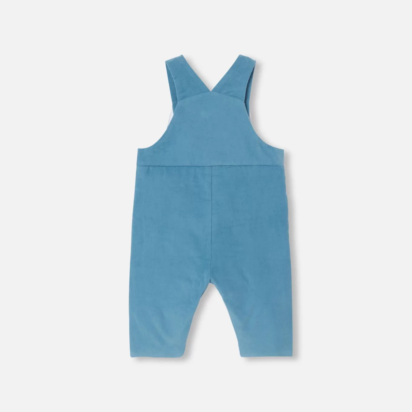 Sale Jacadi Latzhose für Baby Jungen aus Samt OSTSEEBLAU