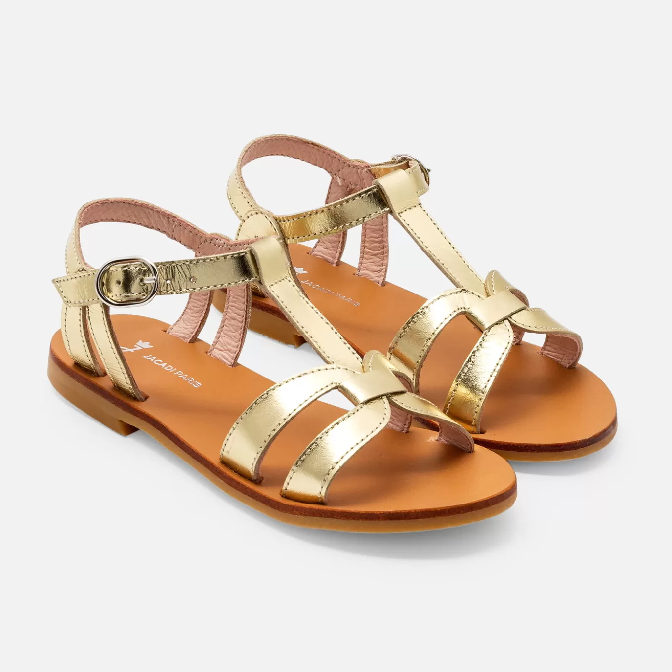 Cheap Jacadi Ledersandalen für Mädchen GOLD