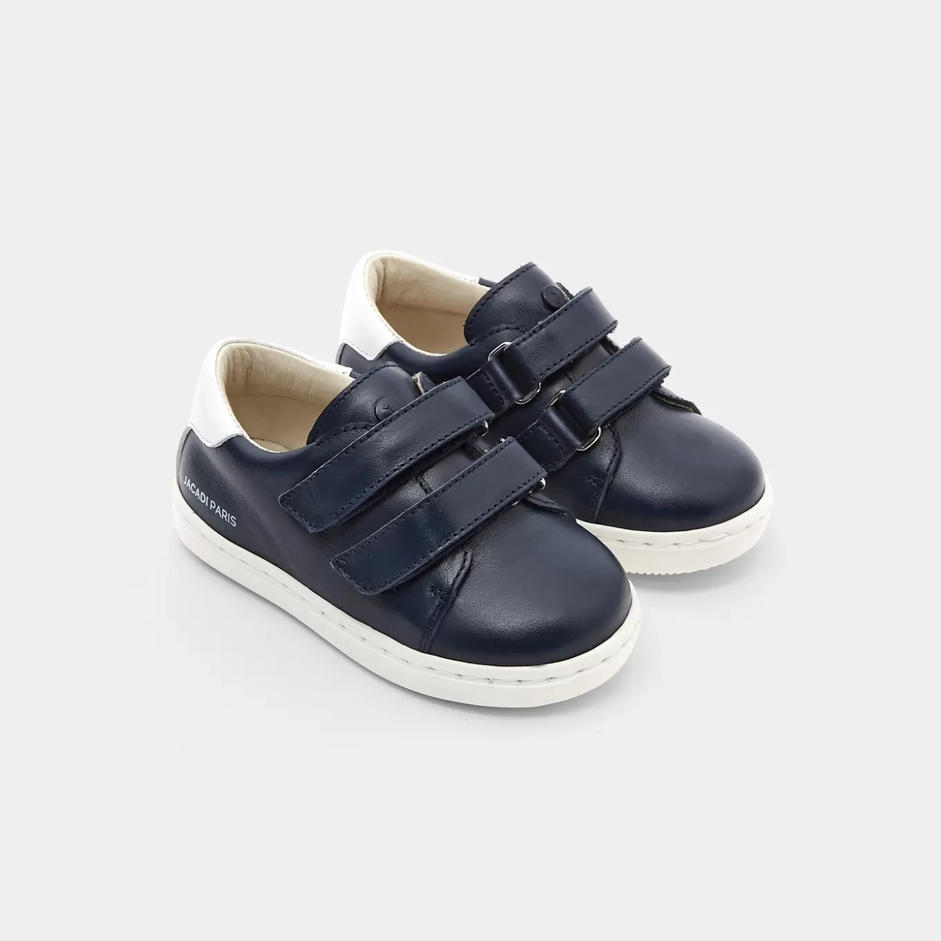 Fashion Jacadi Ledersneakers für Jungen MARINEBLAU JACADI