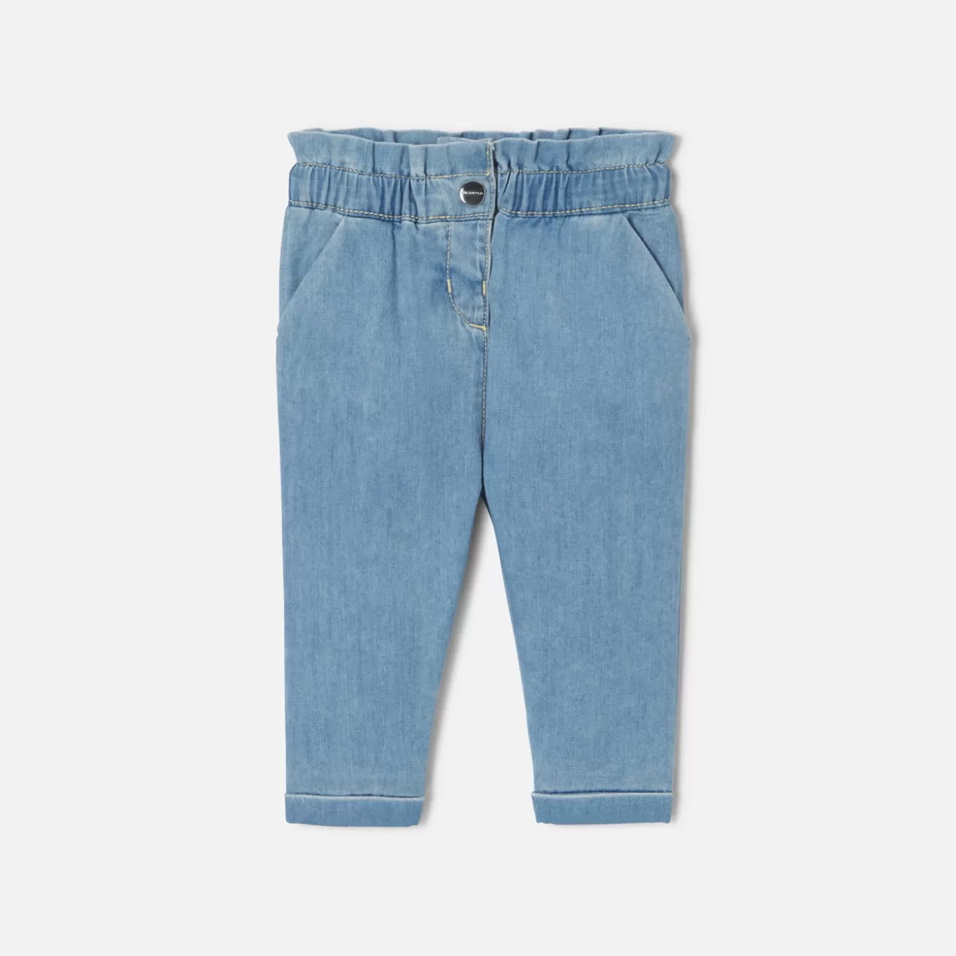 Clearance Jacadi Leichte Jeans für Mädchen JEANSHELLBLAU