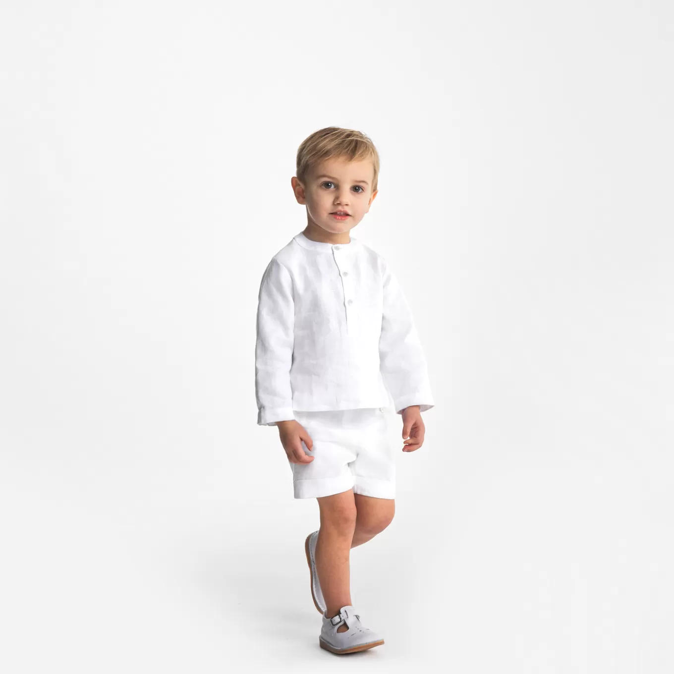 Fashion Jacadi Leinenhemd für Jungen JACADI WEISS