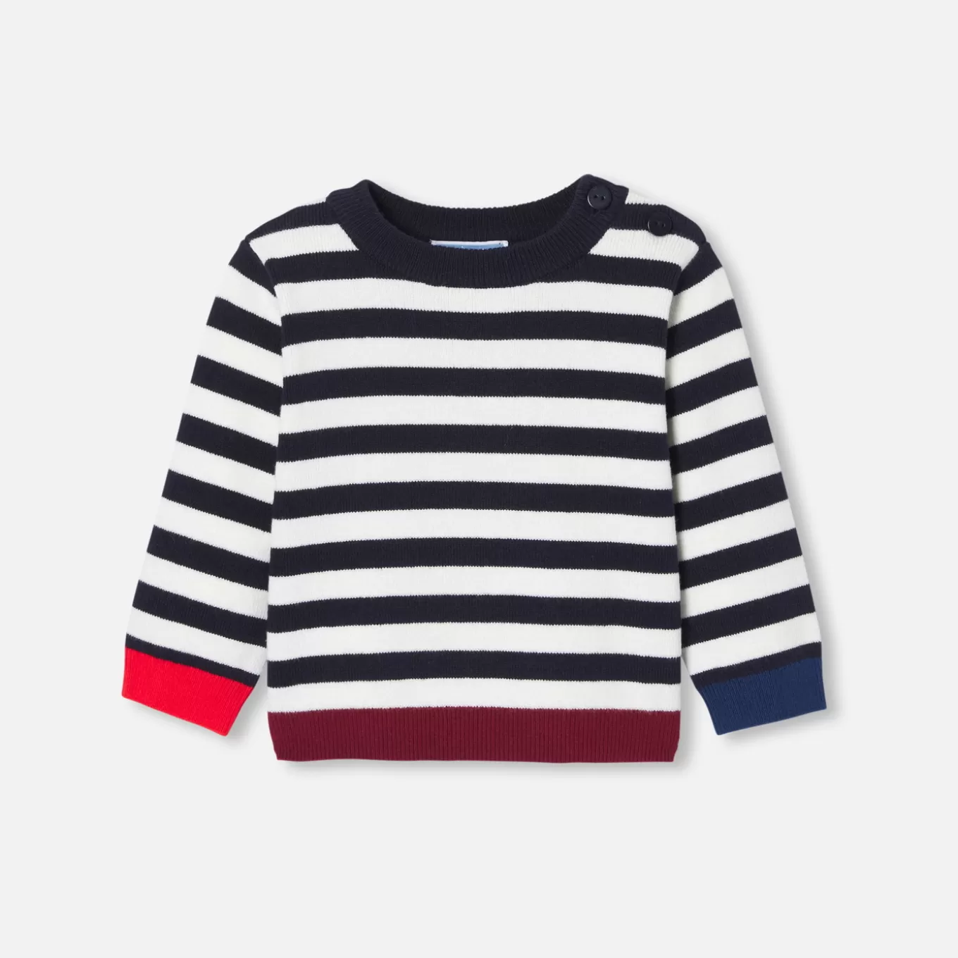 Best Jacadi Matrosenpullover Kleinkind Junge MARINEBLAU/WEISS