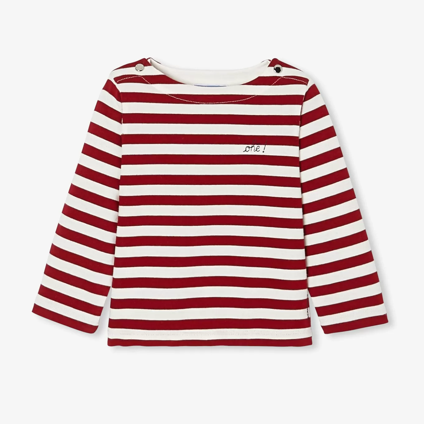 Online Jacadi Matrosenshirt Kleinkind Junge WEISS/ROT