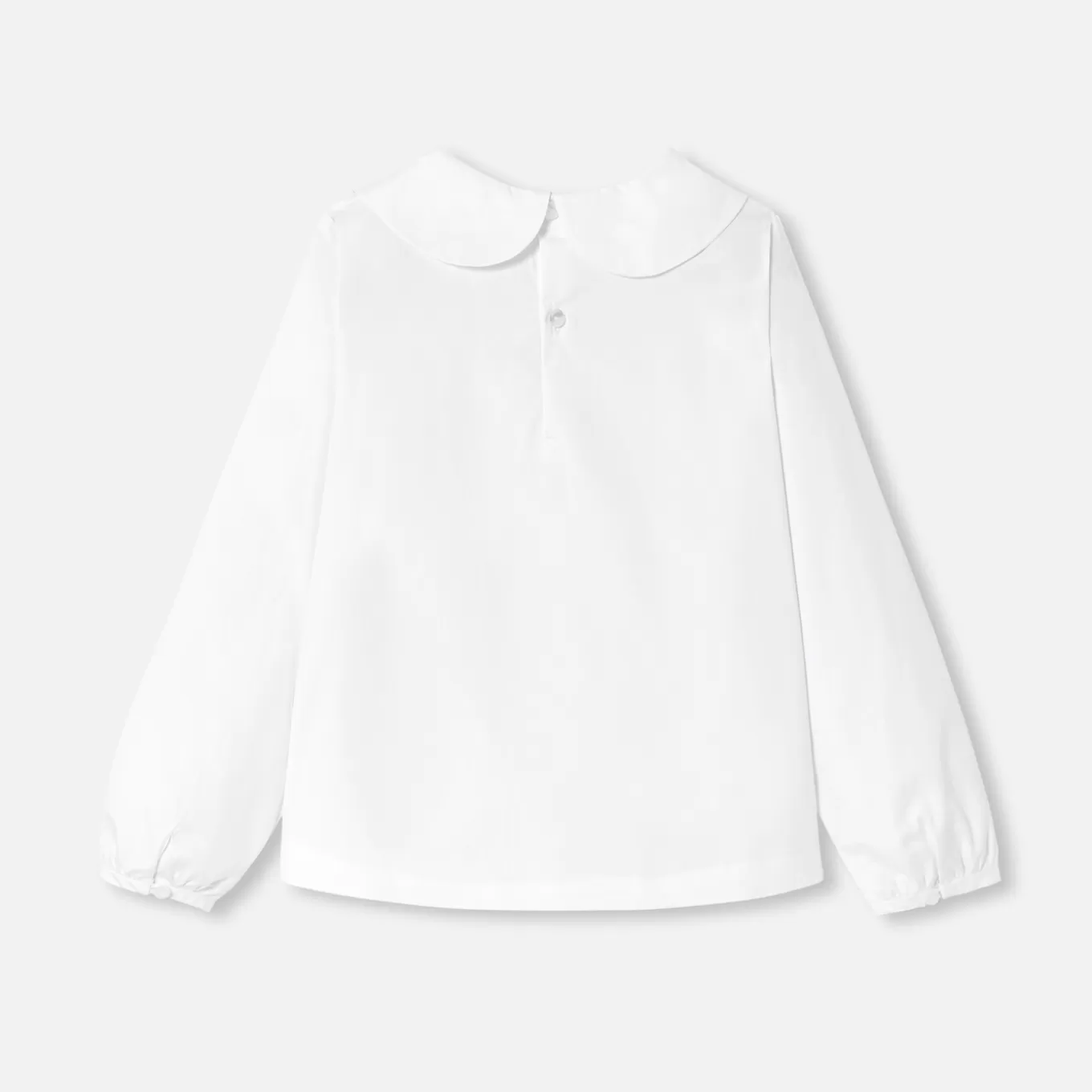 Shop Jacadi Mädchenbluse aus Popeline JACADI WEISS