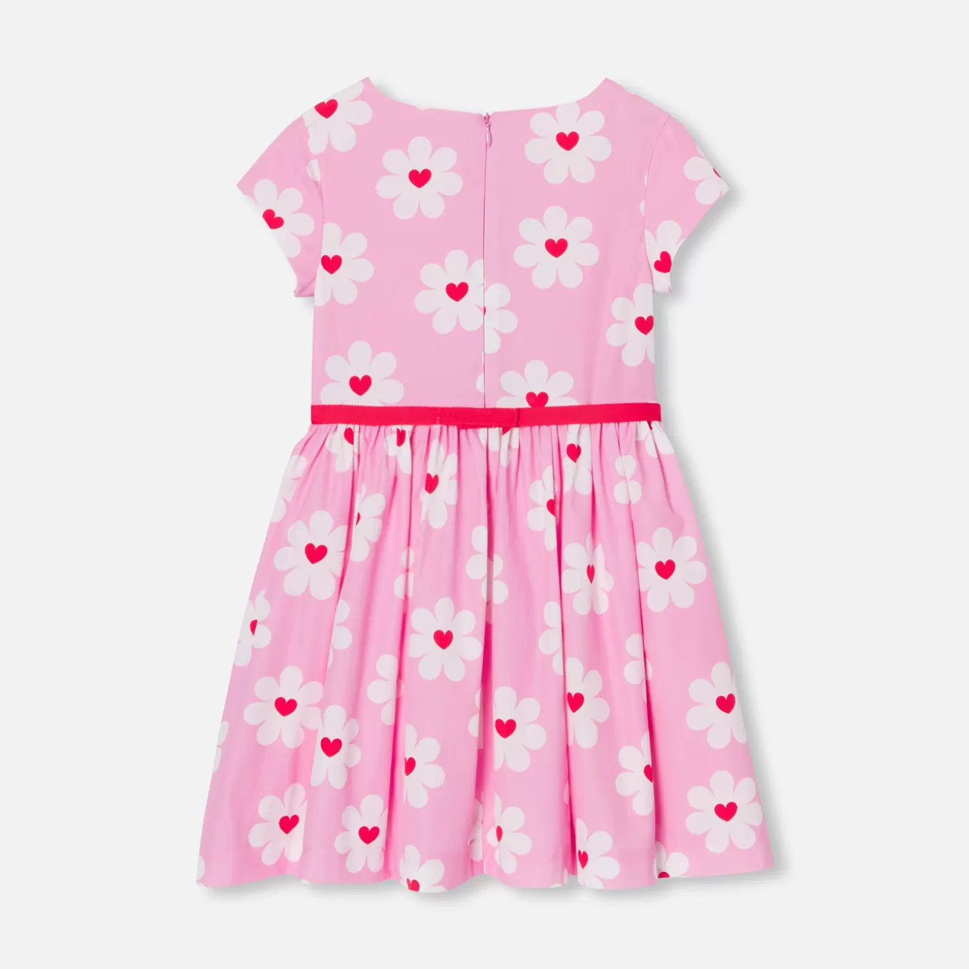 Cheap Jacadi Mädchenkleid aus Popeline ROSA/MEHRFARBIG