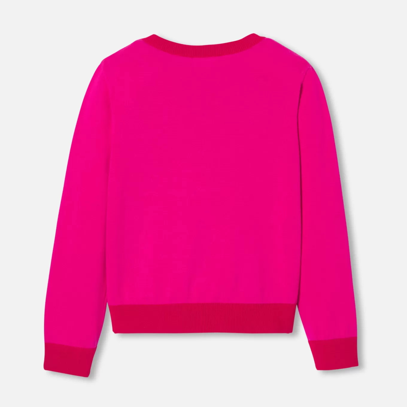 Cheap Jacadi Mädchenpullover mit Tulpenmotiv ROSA/ROT