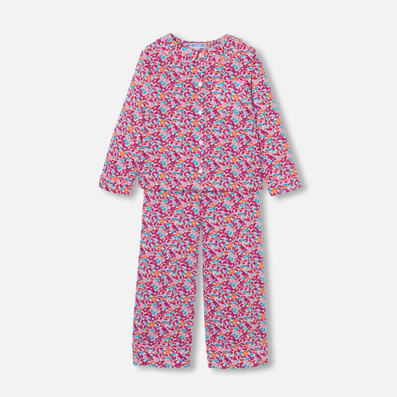 Cheap Jacadi Mädchenpyjama aus Liberty-Stoff ROSA/MEHRFARBIG
