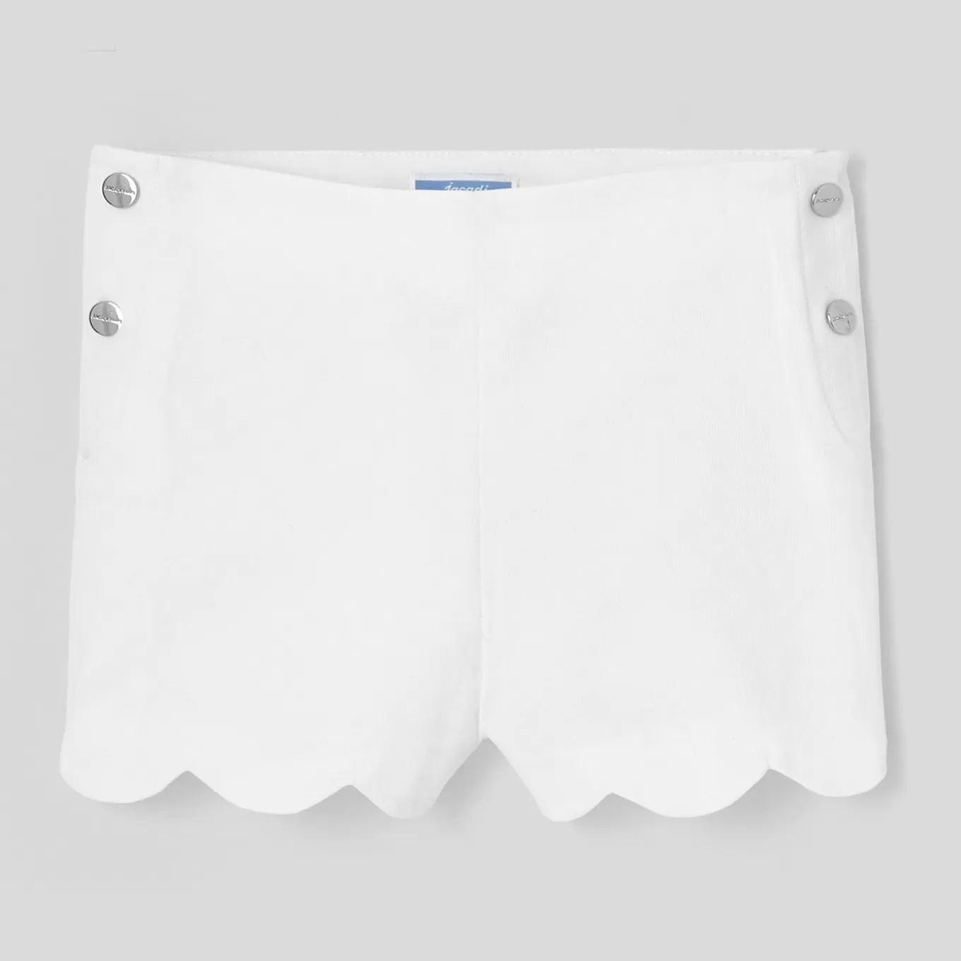 Discount Jacadi Mädchenshorts aus Baumwollpikee JACADI WEISS