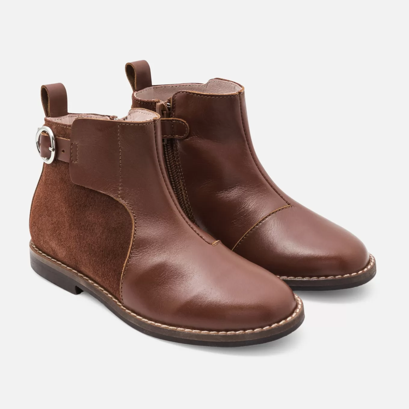 Shop Jacadi Mädchen-Stiefeletten aus Leder NATÜRLICH