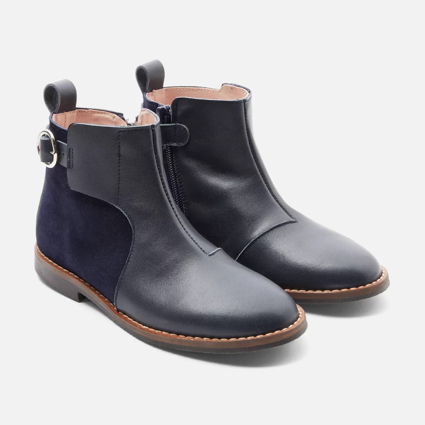 Cheap Jacadi Mädchen-Stiefeletten aus Leder MARINEBLAU JACADI