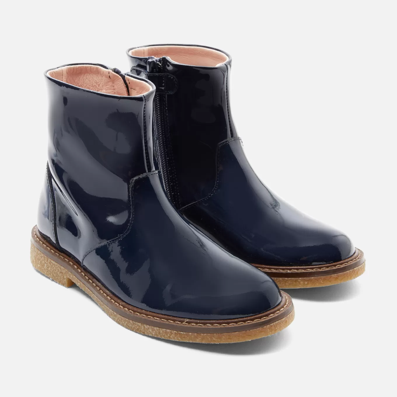 Discount Jacadi Mädchen-Stiefeletten aus Leder MARINEBLAU JACADI