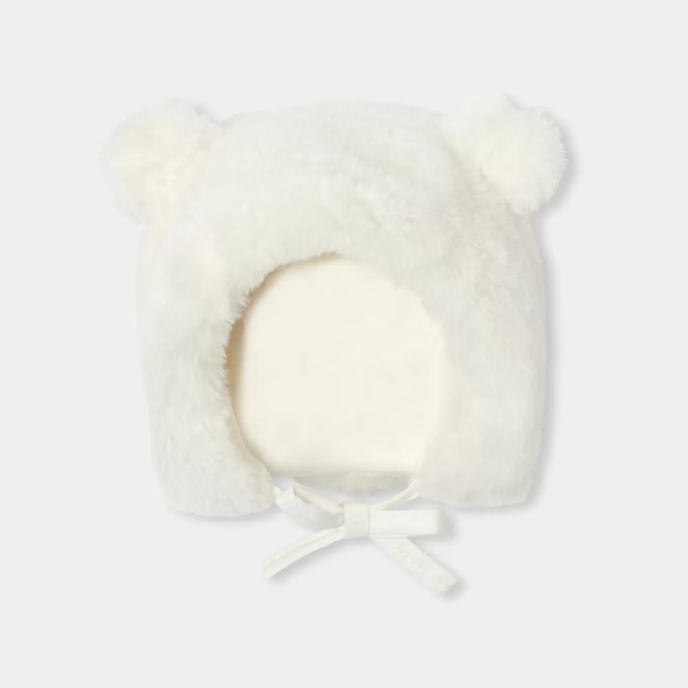 Hot Jacadi Mütze für Babys aus Kunstpelz WEICHES JACADI WEISS