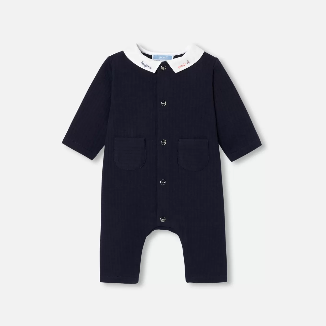 Online Jacadi Overall aus gestepptem Jersey für Baby Jungen MARINEBLAU HELL