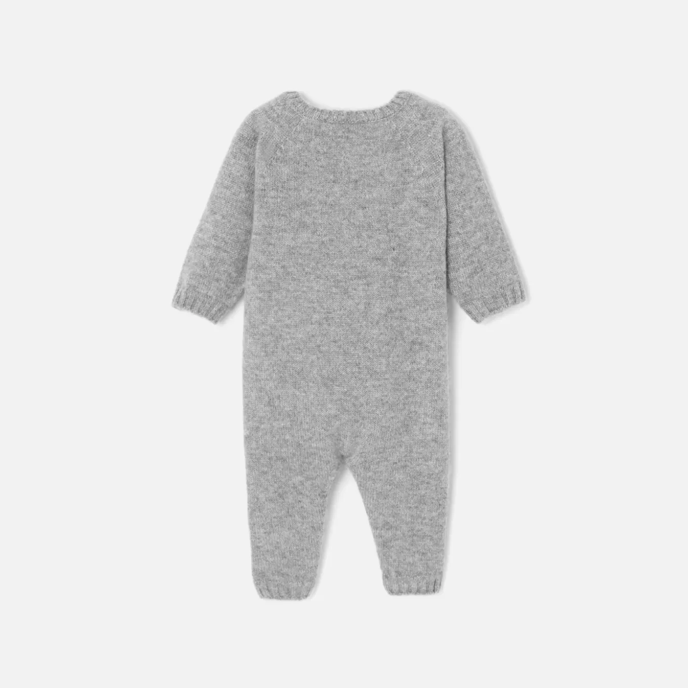 Best Sale Jacadi Overall aus Kaschmir GRAU MELIERT HELL JACADI
