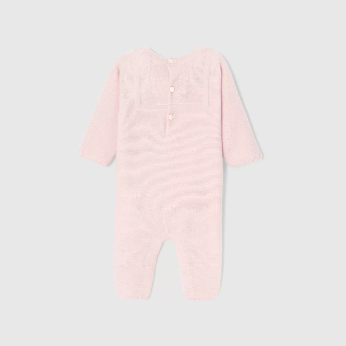 Outlet Jacadi Overall aus Kaschmir für Mädchen ROSA PUDER JACADI
