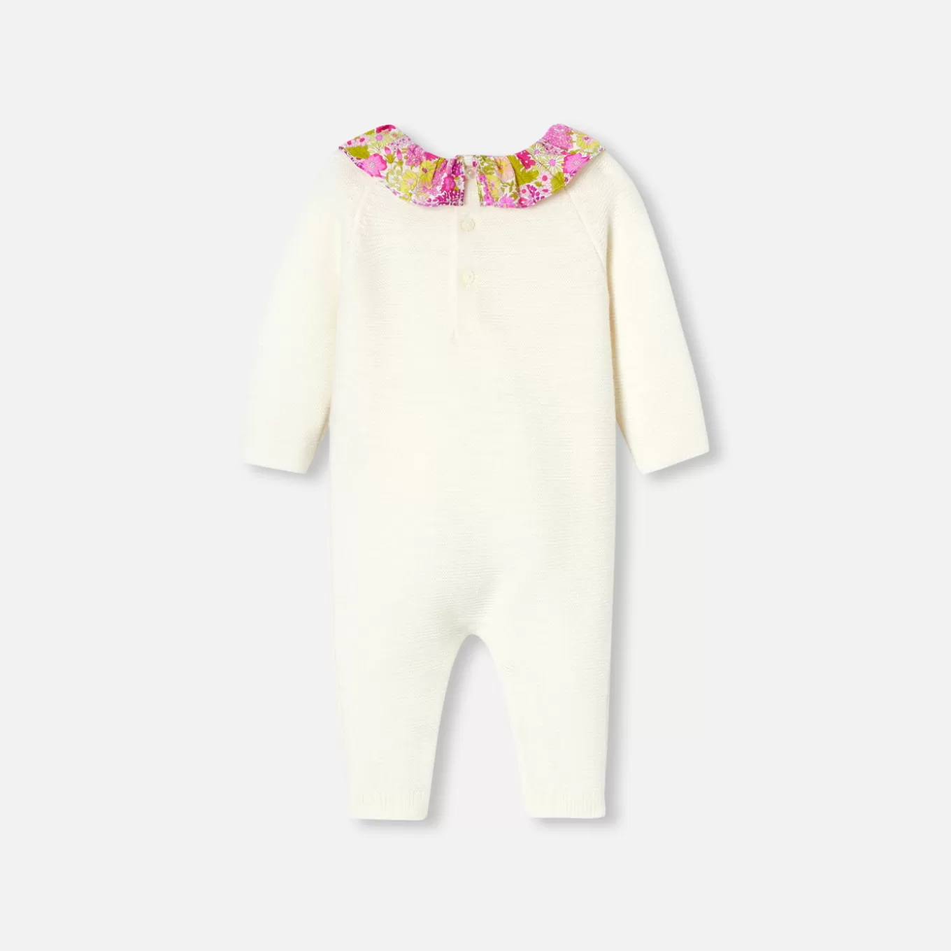Online Jacadi Overall aus Krausstrick für Baby Mädchen WEICHES JACADI WEISS