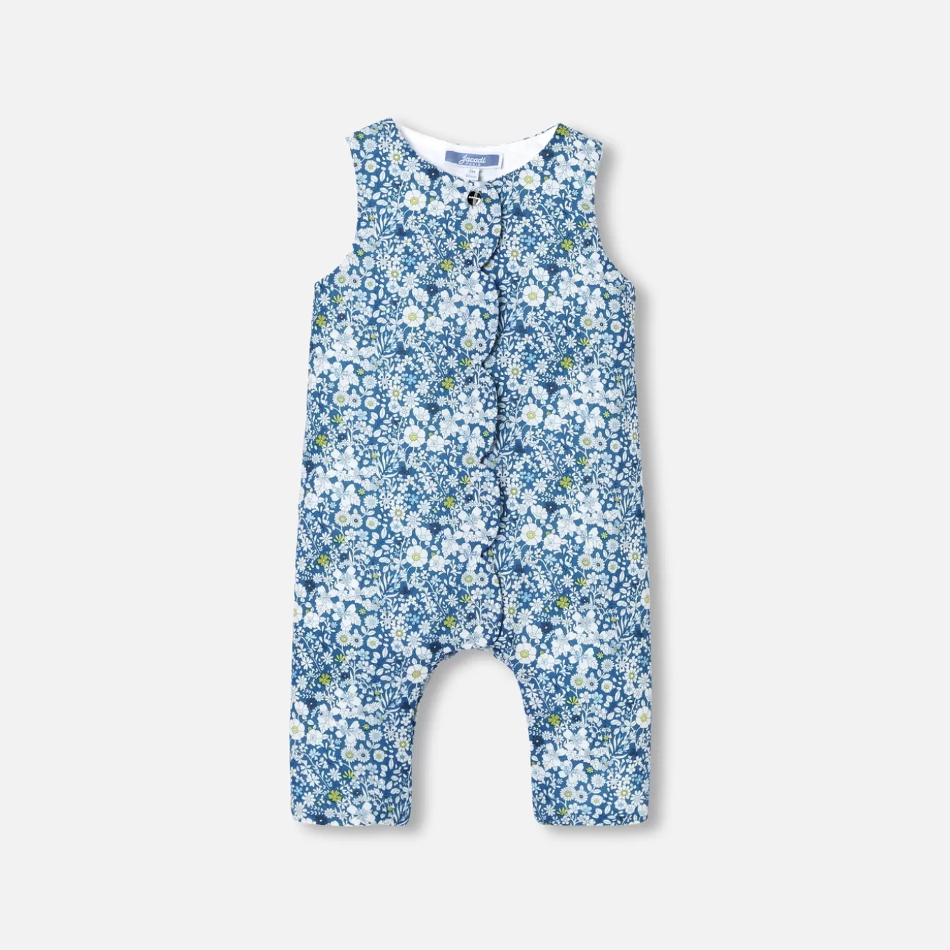 Discount Jacadi Overall aus Liberty-Stoff für Baby Mädchen BLAU/MEHRFARBIG