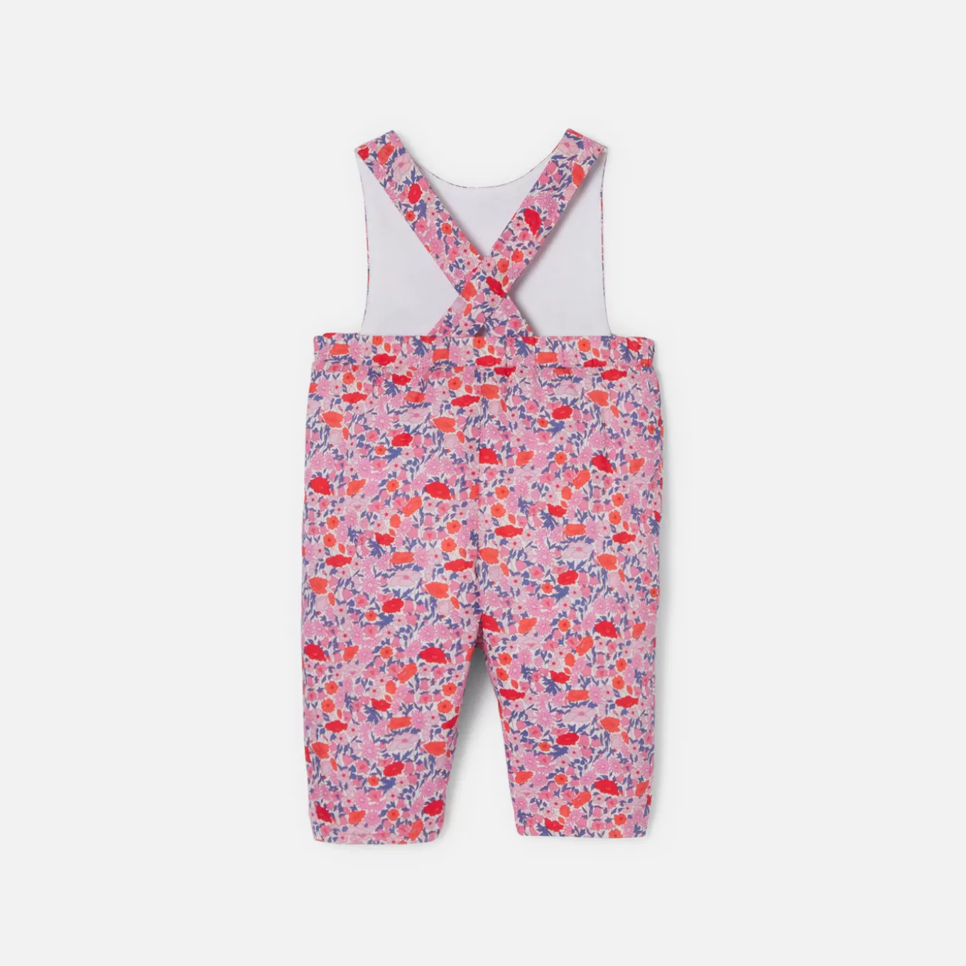 Best Jacadi Overall aus Liberty-Stoff für Baby Mädchen ROSA/MEHRFARBIG