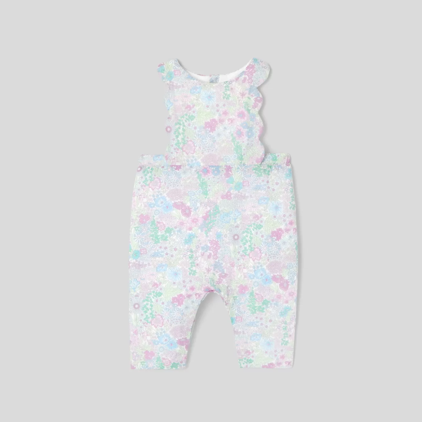 Discount Jacadi Overall aus Liberty-Stoff für Mädchen WEISS/MEHRFARBIG