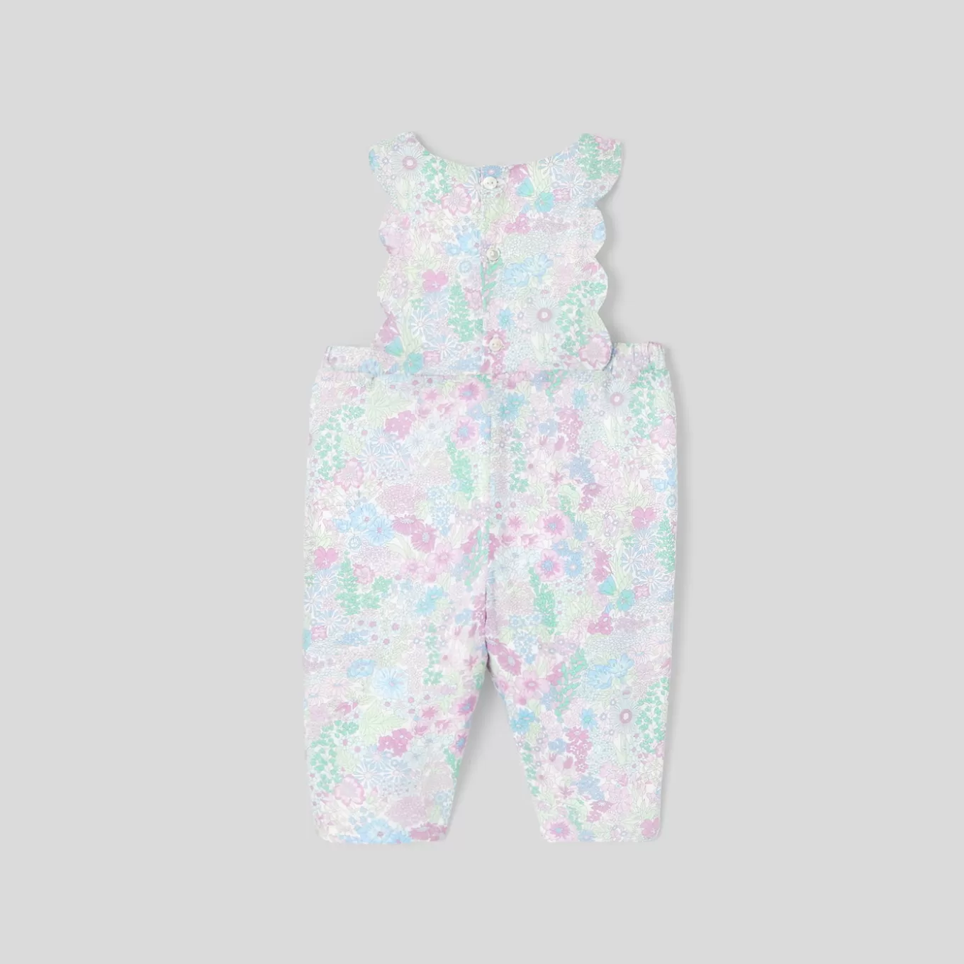 Discount Jacadi Overall aus Liberty-Stoff für Mädchen WEISS/MEHRFARBIG