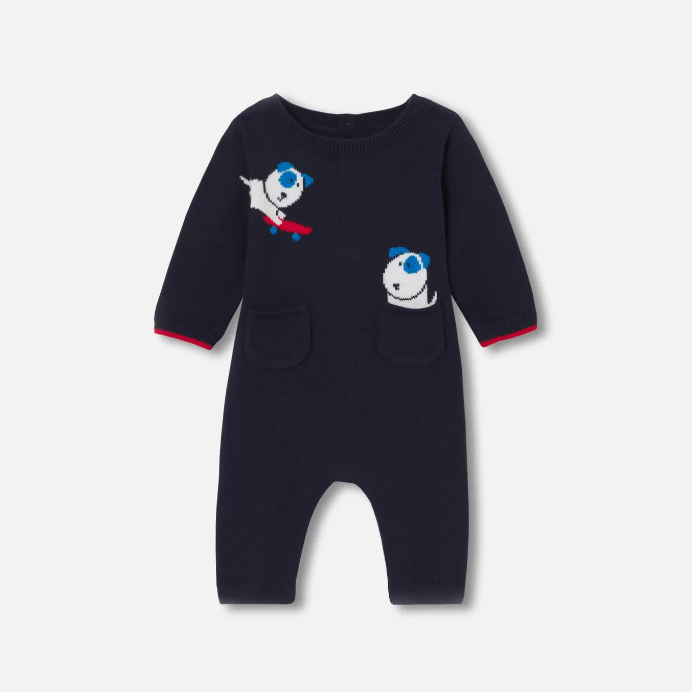 Cheap Jacadi Overall aus Strick für Baby Jungen MARINEBLAU/MEHRFARBIG