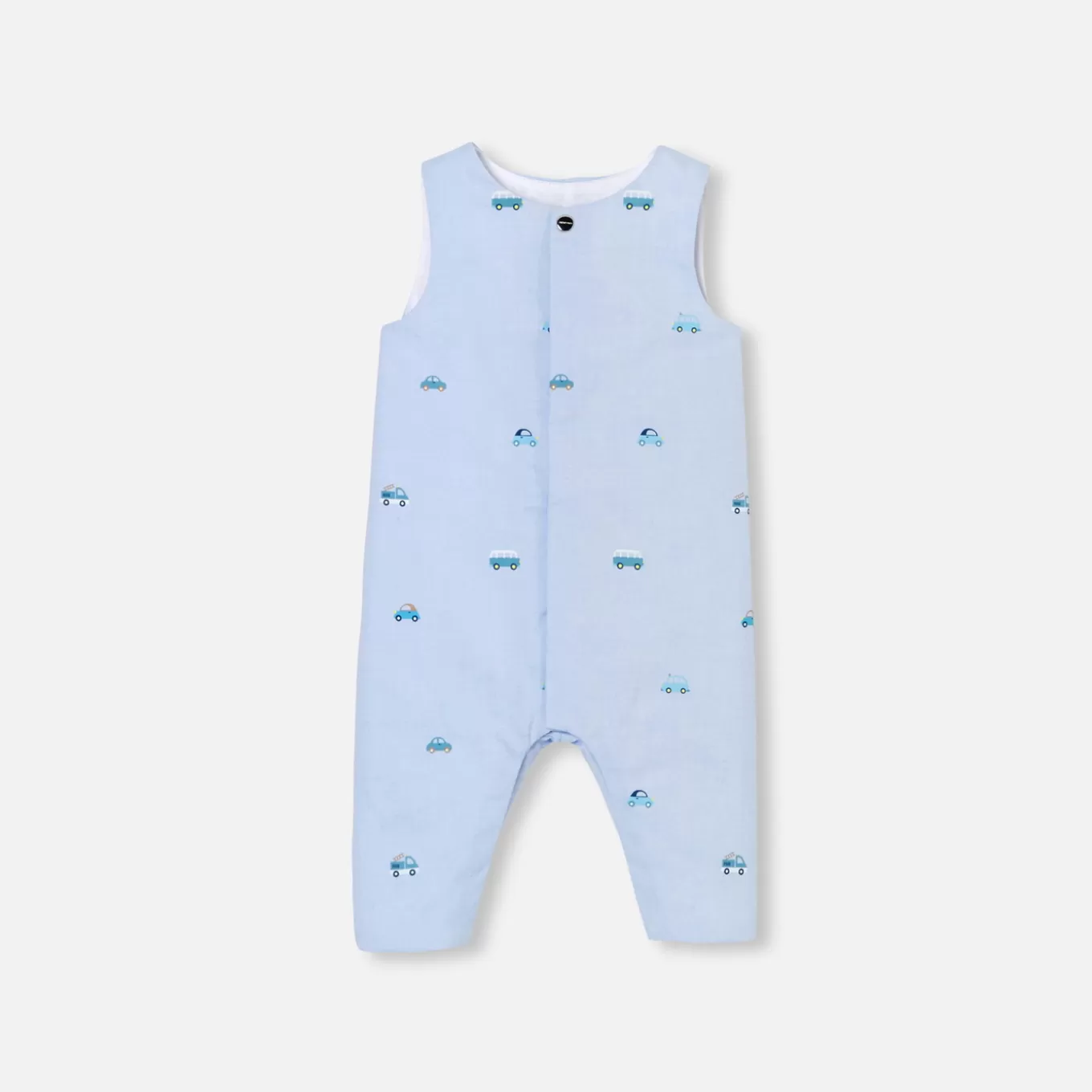 Best Sale Jacadi Overall für Baby Jungen aus Oxford BLAU/MEHRFARBIG