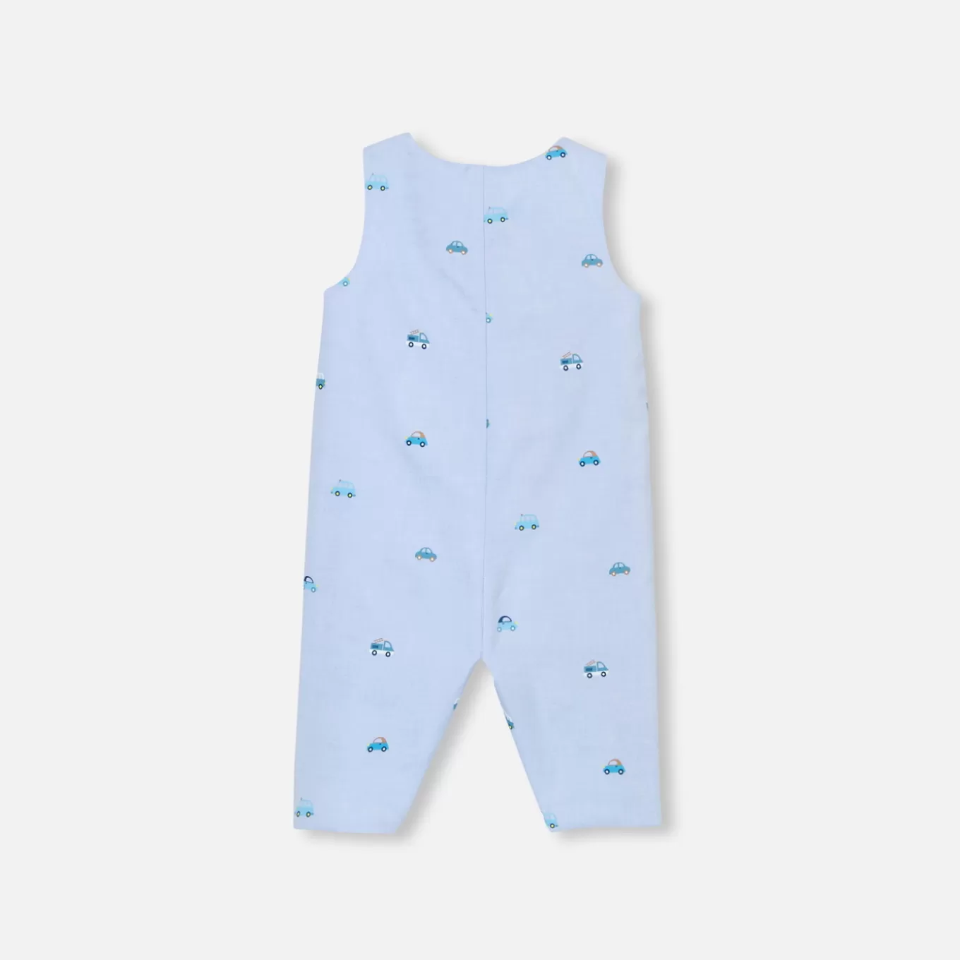 Best Sale Jacadi Overall für Baby Jungen aus Oxford BLAU/MEHRFARBIG