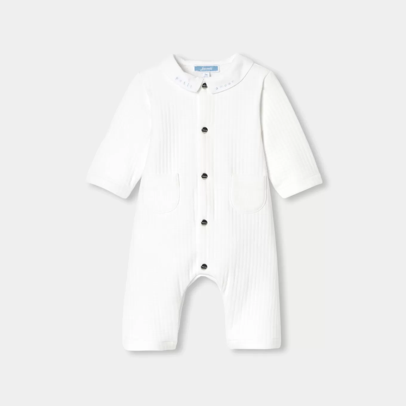 Cheap Jacadi Overall für Babys aus gestepptem Jersey JACADI WEISS
