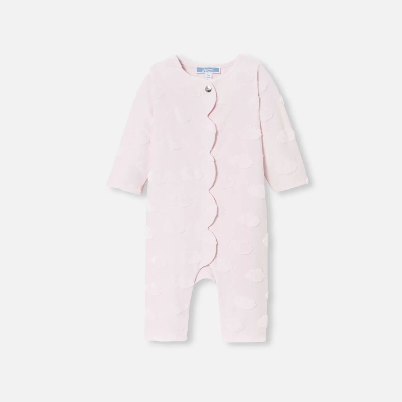 Best Sale Jacadi Overall mit Wolkenmotiv für Baby Mädchen ROSA BLASS JACADI