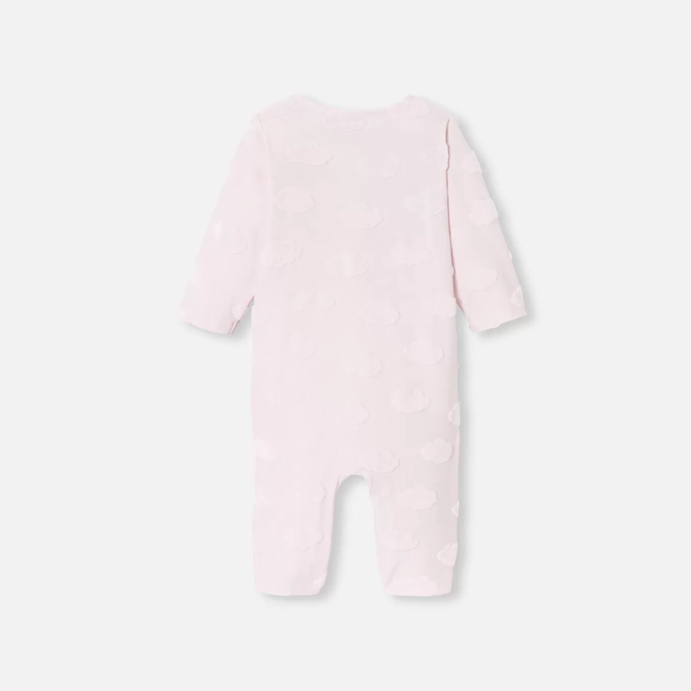 Best Sale Jacadi Overall mit Wolkenmotiv für Baby Mädchen ROSA BLASS JACADI
