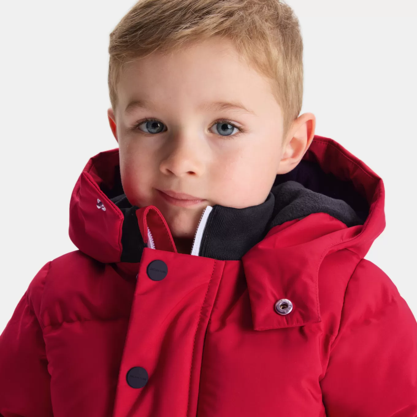 Sale Jacadi Parka aus Nylon Kleinkind Junge STEIN ROT