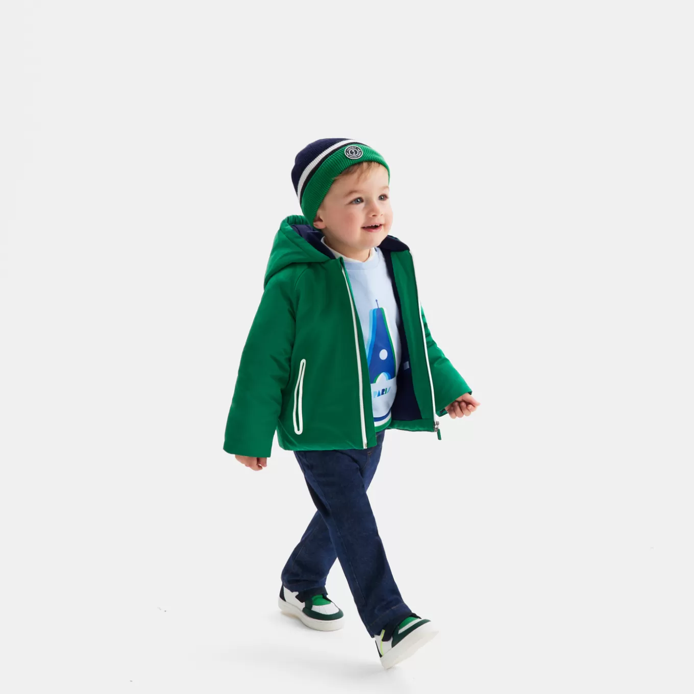 Best Sale Jacadi Parka Kleinkind Junge GRÜN DUNKEL
