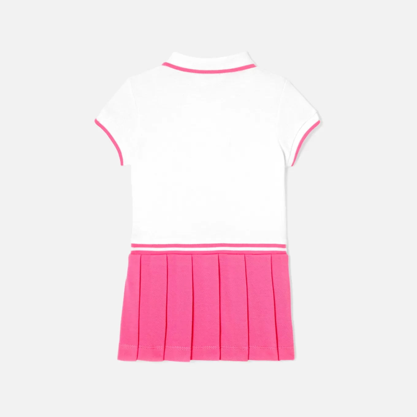 Store Jacadi Polokleid für Mädchen WEISS/ROSA