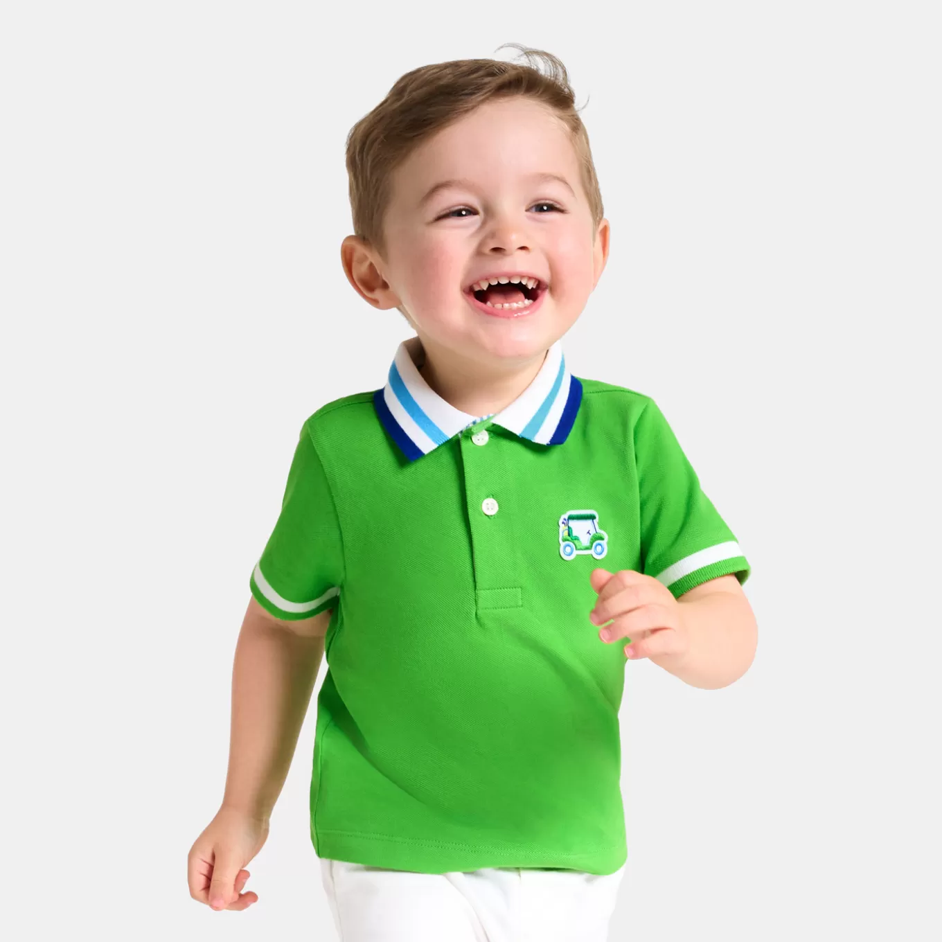 Discount Jacadi Poloshirt aus Baumwollpikee Kleinkind Junge GRÜN KLEEBLATT