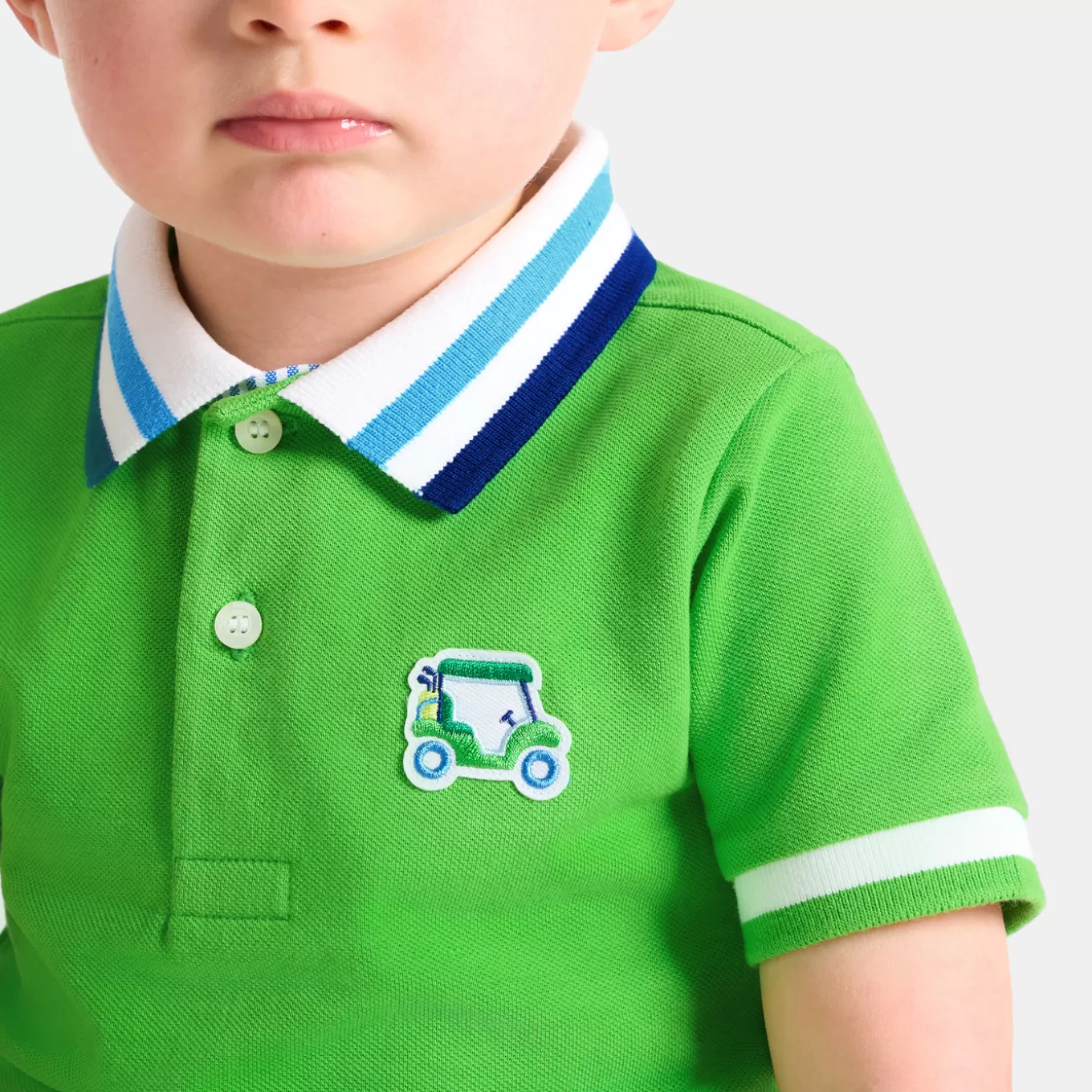 Discount Jacadi Poloshirt aus Baumwollpikee Kleinkind Junge GRÜN KLEEBLATT