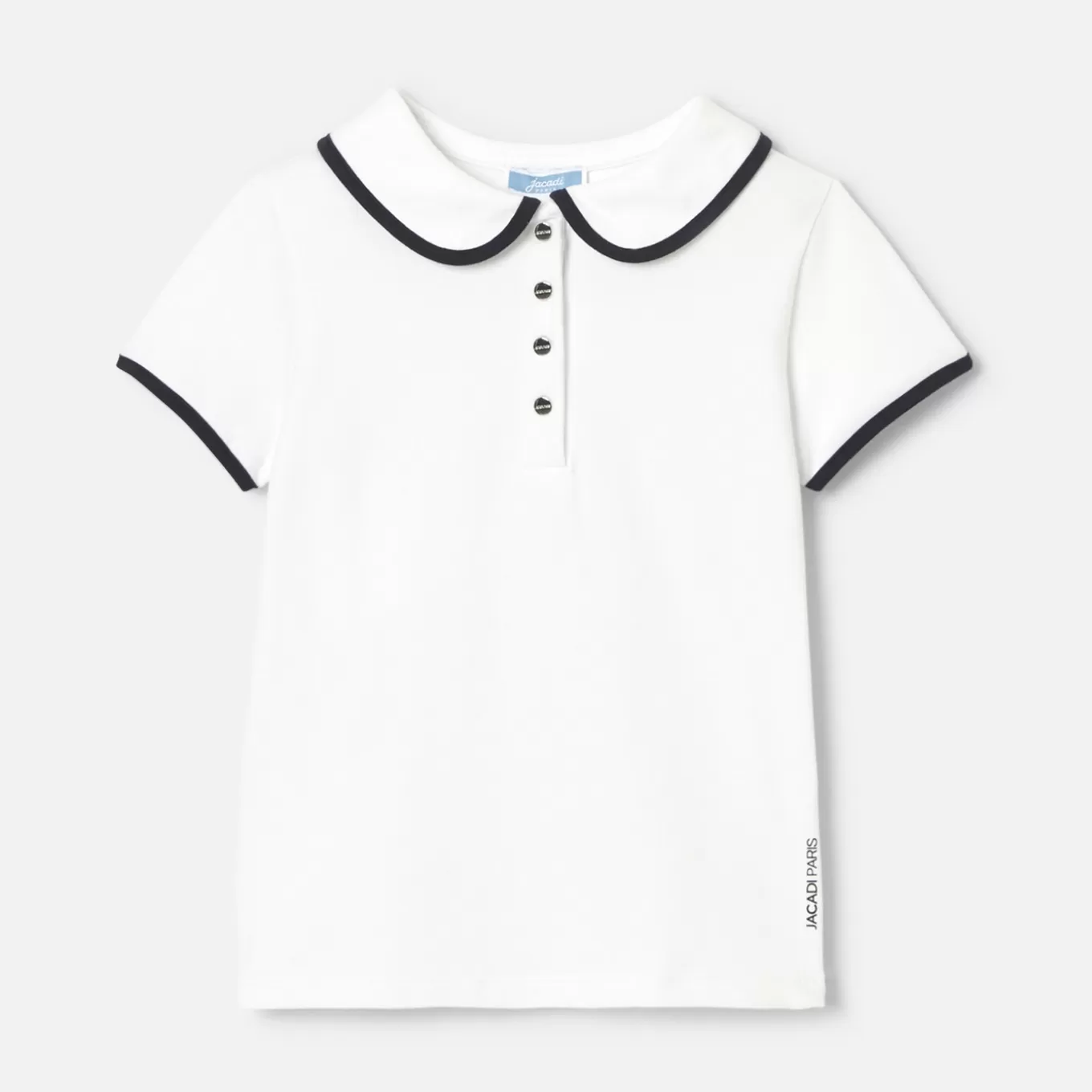 Fashion Jacadi Poloshirt für Mädchen JACADI WEISS